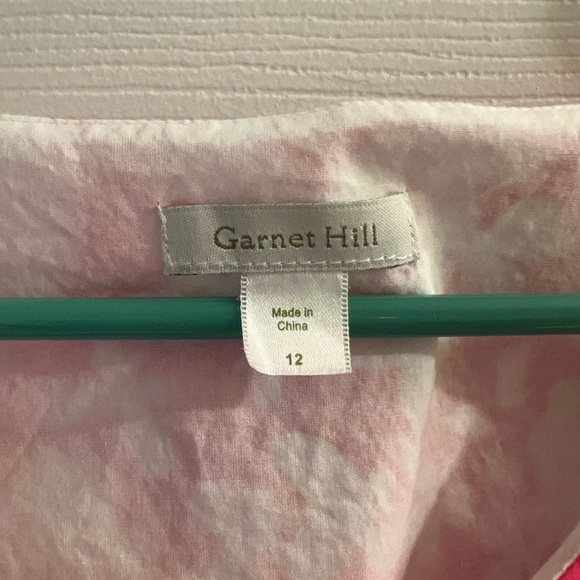 Floral lined dress with belt - Picture 3 of 10